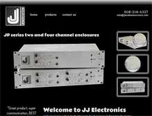 Tablet Screenshot of jjstudioelectronics.com